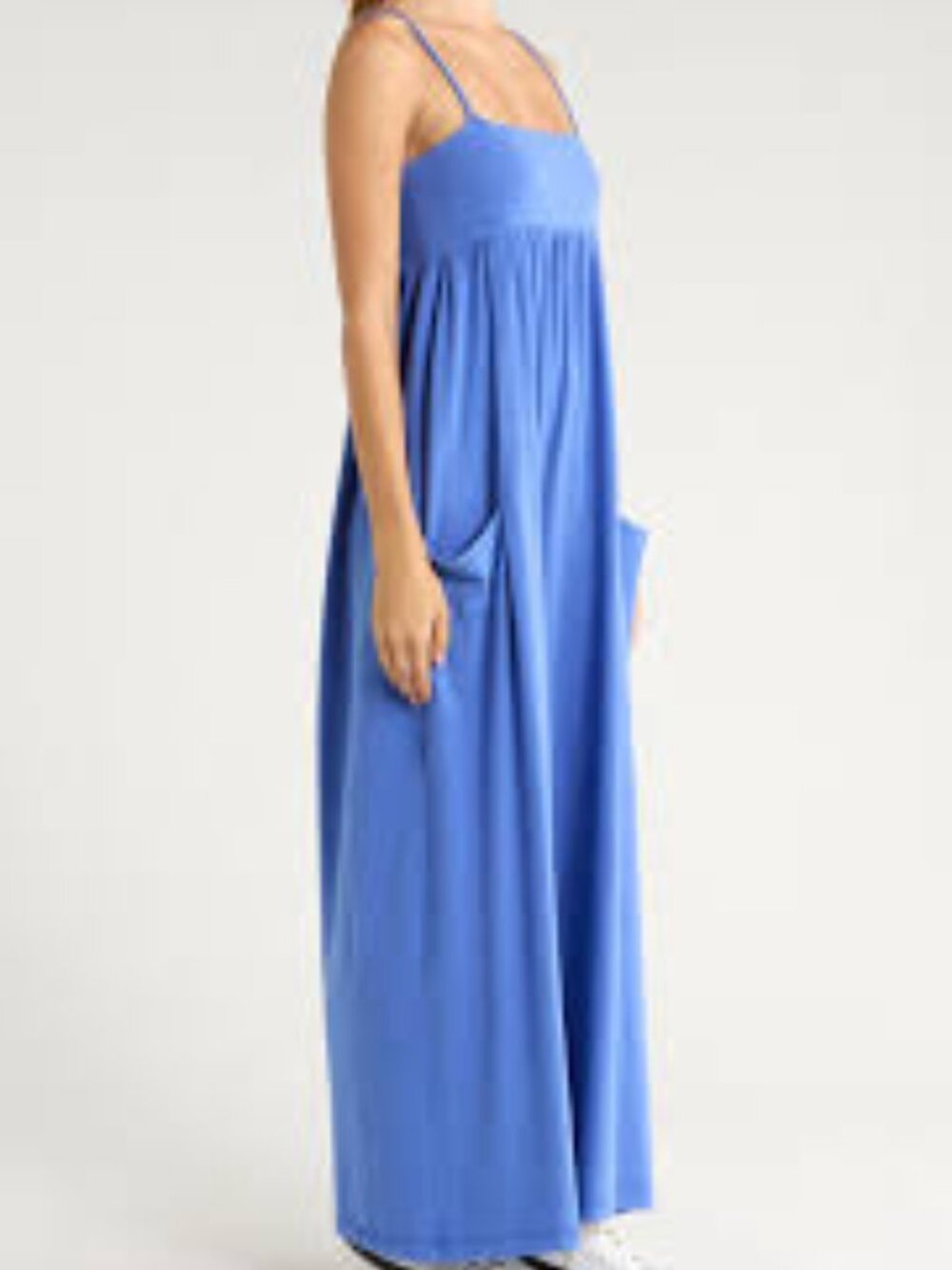 NWT FP Movement Hot Shot Strappy Onesie in Light Cobalt L